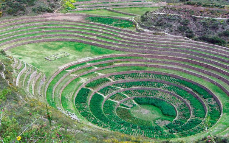 Andenes circulares del centro arqueológico de Moray