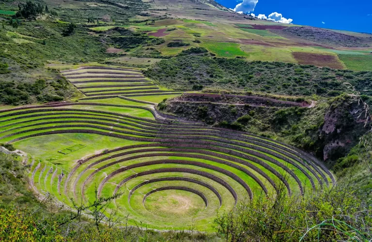 Andenes circulares de Moray en el Valle Sagrado