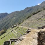 Andenes agrícolas de Machu Picchu en la ladera de la montaña